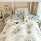 Little fresh girl four-piece set cotton q quilt cover bed cover sheet bed linen bed linen three-piece set student dormitory