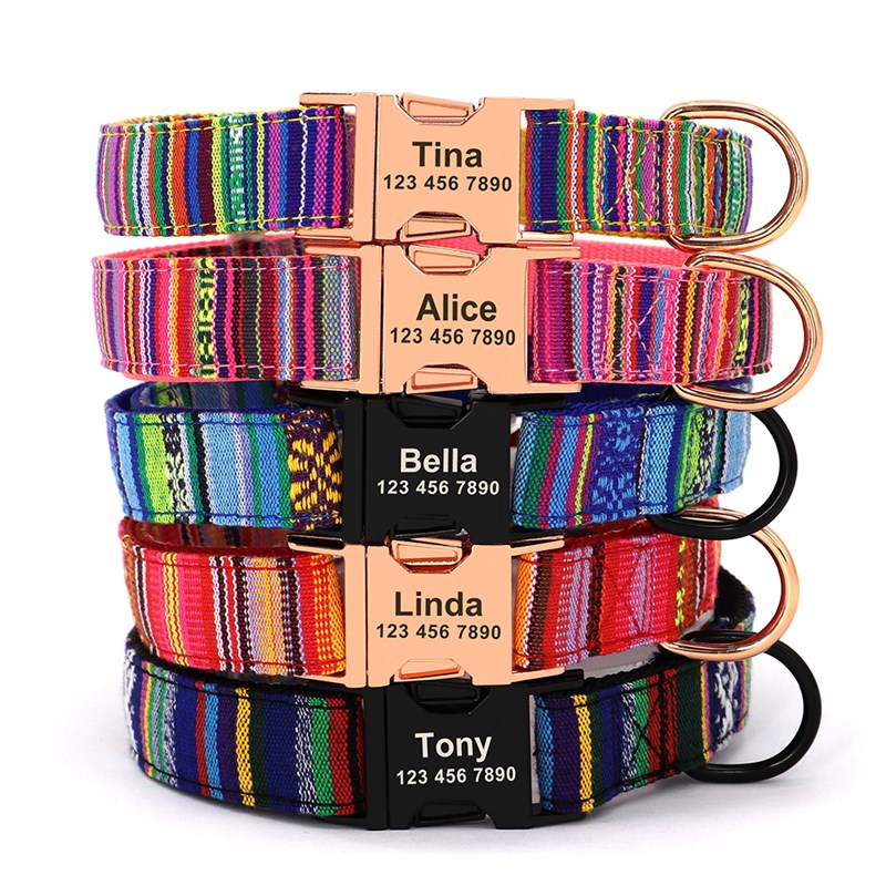 lon Pet Dog Collar PersanolizeT Nameplate IRD dag Accesso - 图1