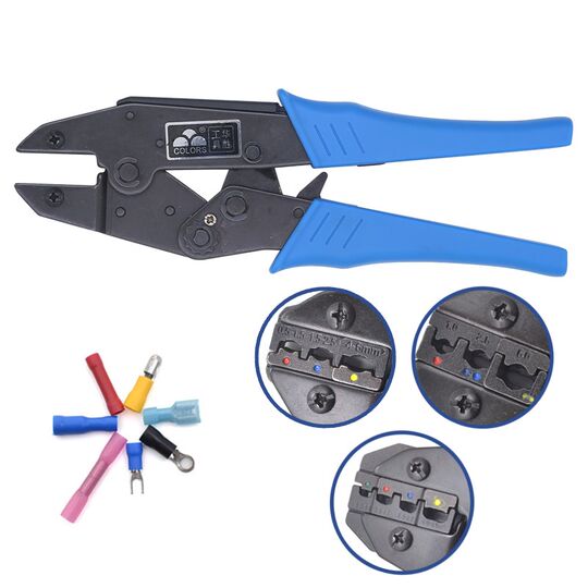 Set crimping pliers win tool crimping pliers cold-pressed terminal multi-functional electrician manual sub-Hua terminal block fast
