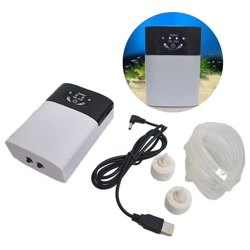 速发Internal Aquarium Rechargeable Silent Oxygen Pump Turtle-图1