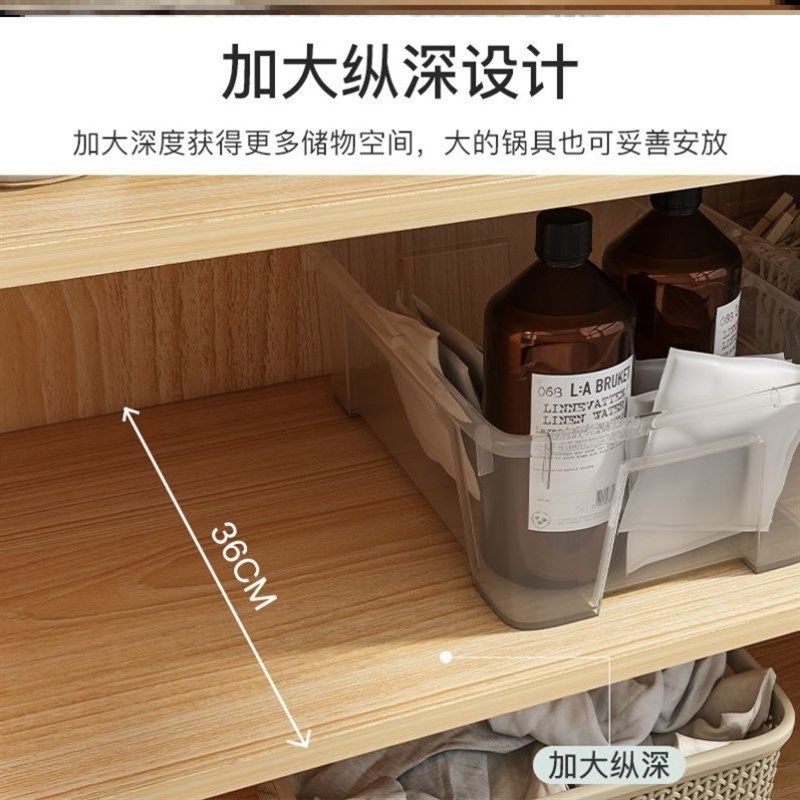 歺边储物柜客厅可k放微波炉的餐边柜咖啡柜茶水柜商用会议室厨房-图3