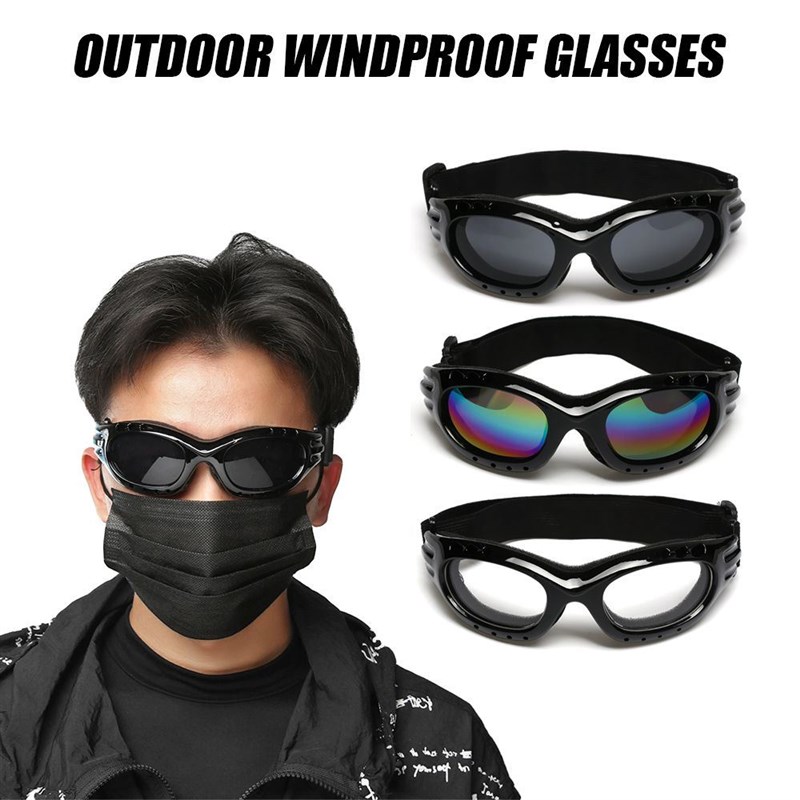 极速New Cycling Glasses Windproof Outdoor Sport Eyewear Moto - 图1