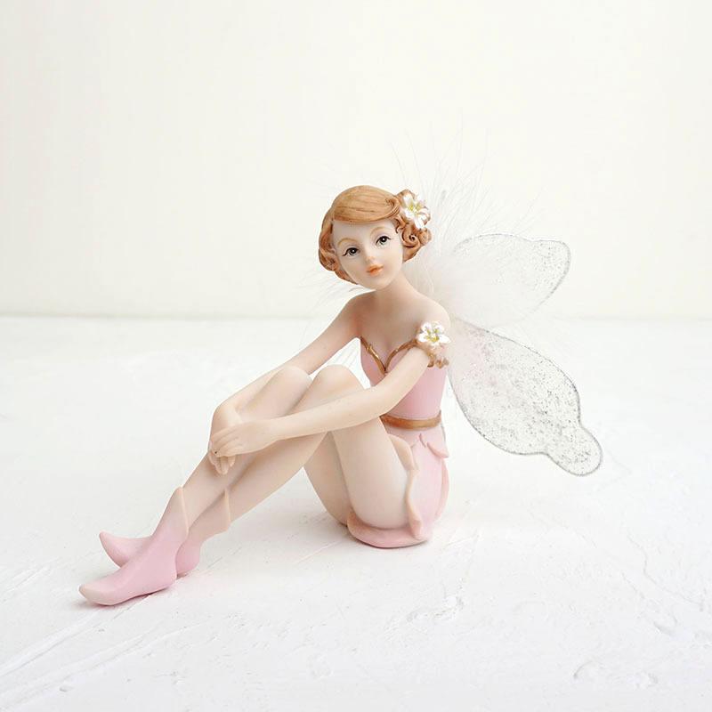 摆件花天使家居品仙子装t饰树脂创意娃娃可爱人物摆设欧式工艺