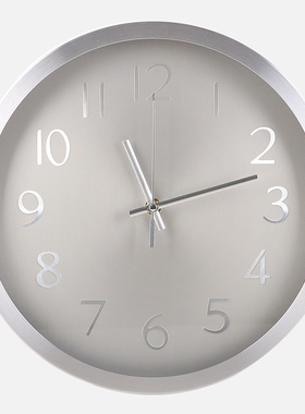 北欧简约钟表挂钟客厅超静音家用石英钟卧室轻奢个性创意时钟挂表