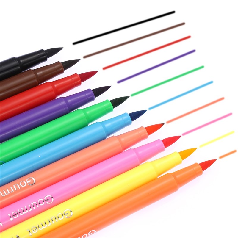 10 Style Edible Pigt Pen Brush Food Coloring Pen  Drawing Bi - 图3