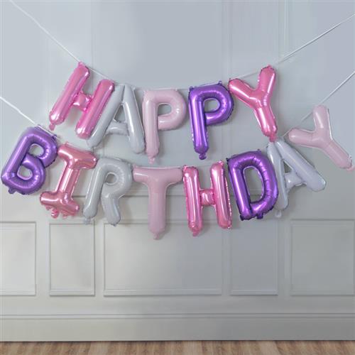 极速Happy Birthday Balloons Party Supplies Decoration Letter - 图2