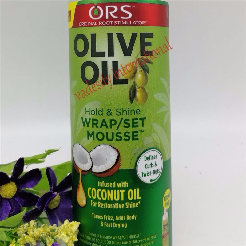 推荐Vadesity ORS olive oil hold& shine wrap set mousse 207m-图0