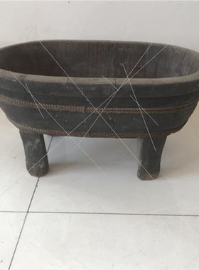 民俗老物件d古代木桶老水桶怀旧辘轳木水桶水井辘轳架木盆旧木花