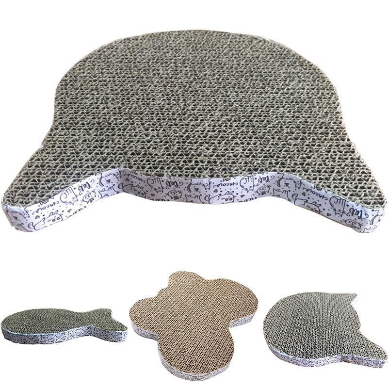 速发1pc Wear-resistant Cat Scratch Pads Fish Shape Cat Scrat - 图1