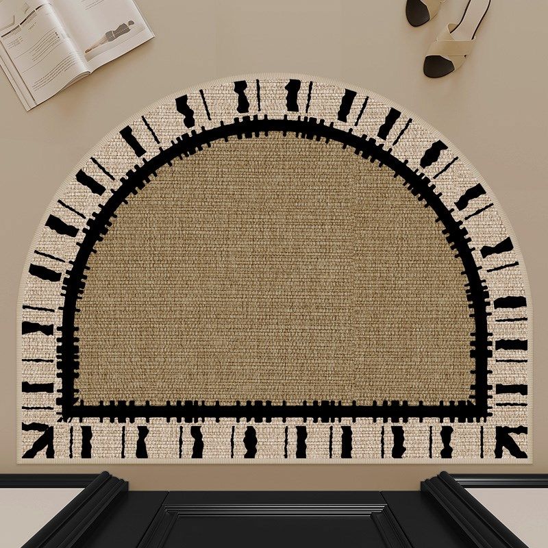 圈绒地垫半圆形入户门垫家用门口进门客厅地毯高级感玄关耐脏脚垫,淘宝优惠券,粉丝福利购,淘宝优惠卷