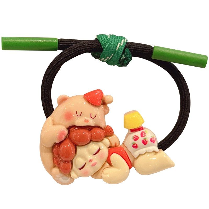 可爱卡通少女心发绳高弹力耐用头绳扎头发橡皮筋发圈不伤发发饰,淘宝优惠券,粉丝福利购,淘宝优惠卷