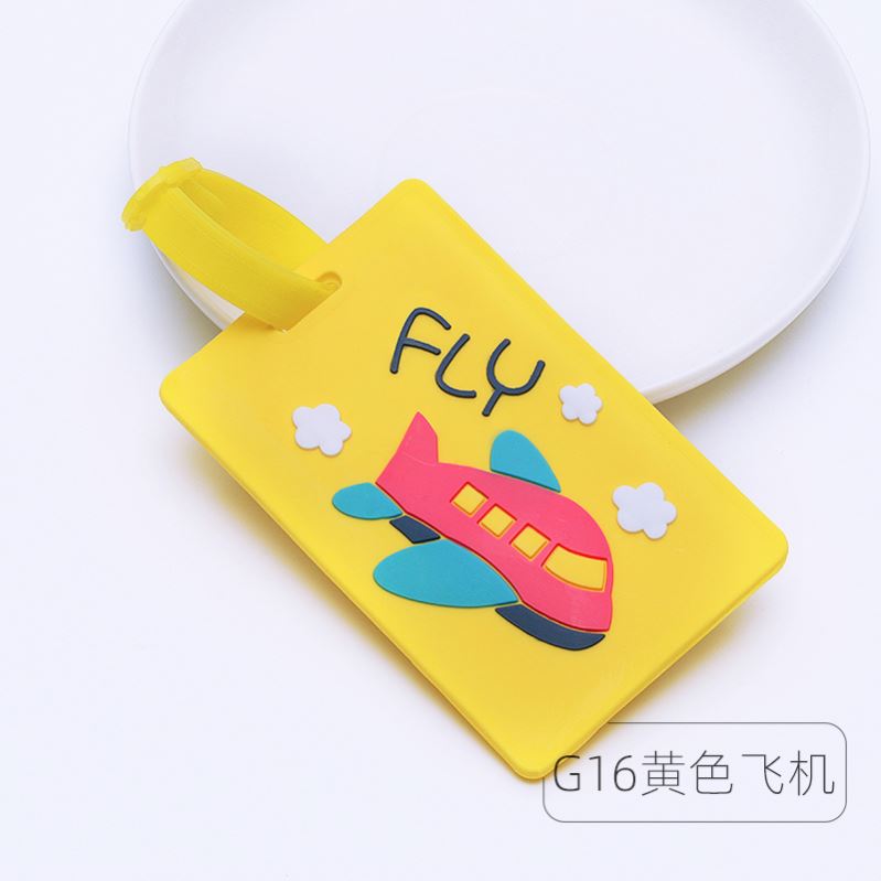 网红.Luggage strap travel tag boarding pass cartoon tag chec-图0