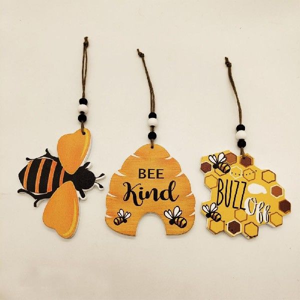 推荐Home Decor 3Pcs/Set Practical Bee Day Honeycomb Bee - 图2