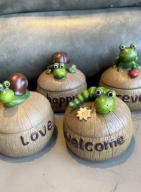 创意烟灰缸带盖高级n感小众可爱个性树脂家用客厅办公室网红收灰