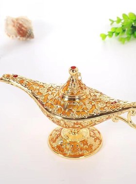 阿拉丁摆神灯创意香料固体家居工艺品包邮新疆西藏许愿灯器皿欧式
