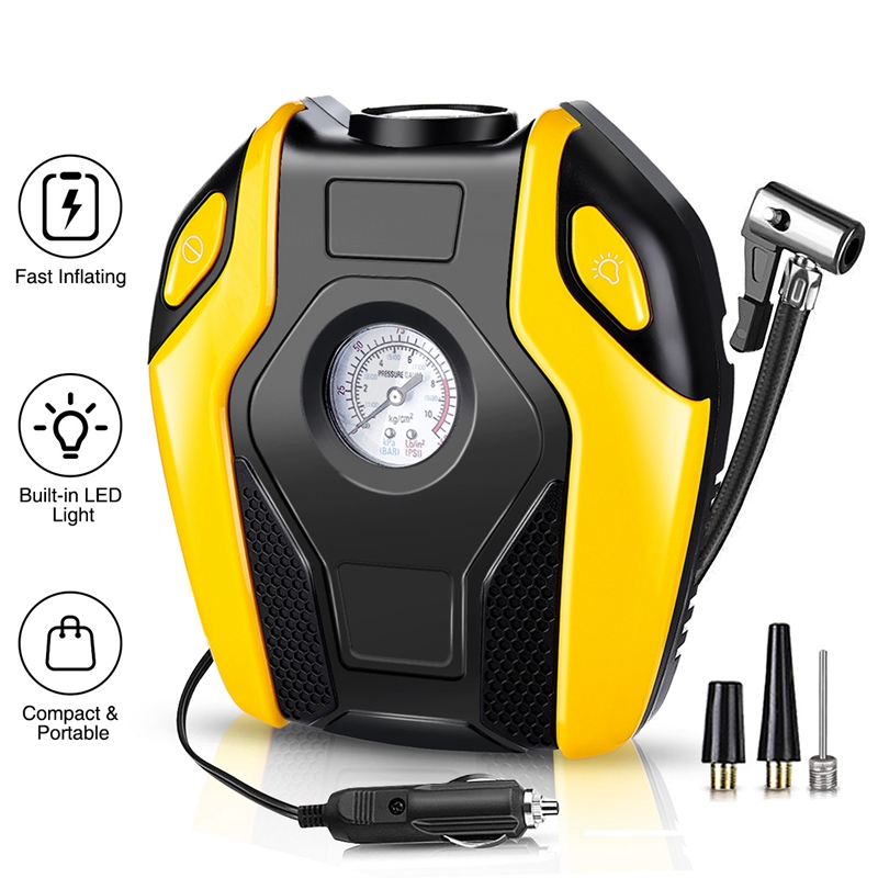 12V 150Psfi Car Tire Inflator Electric Tire Pugp Ditimal - 图0