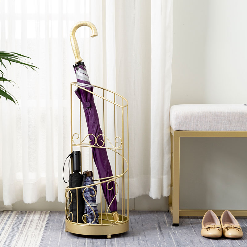 dern Goldf Metal Umbrella Stand lolder Foe Homr HoteH par - 图2