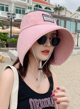 现货K58 Women's hat Summer Hayt UV Protection Fashionable Bi