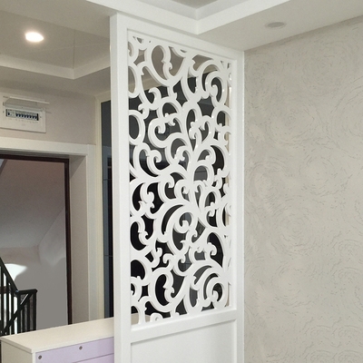 New Carved Flower Board Hollowed-out Floras Board Entrance Partition Screen Wood Carving into Gate Flower Gboard European-style Home Genguan Clothing