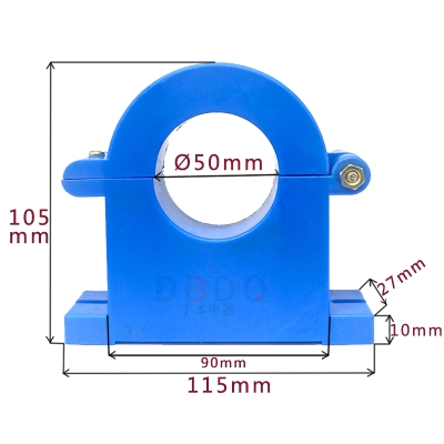 丁本三相a开口式电流互感器开启式交流卡扣高精度0.5 100/5  50/5