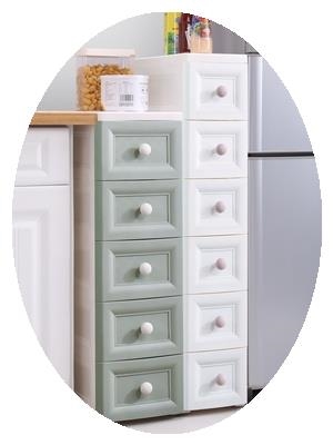 Spot European narrow cabinet ultra-thin 20cm drawer mobile 25/K0cm bathroom gap storage rack