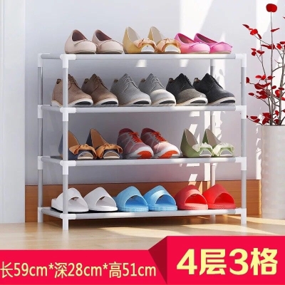 速发Shoe rack simple door multi-storey dust-preoof sassa dor - 图2