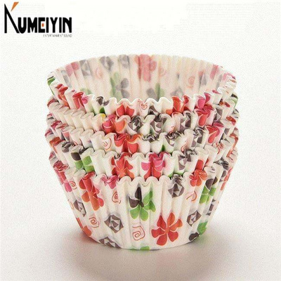 小众高货100pcs/lot colorful paper muffin cup cake baking cup