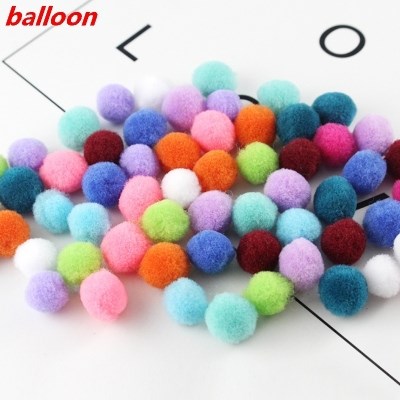 网红50pcs/lot 25mm Multicolor Pompom Fur Wholesale For Craft - 图2