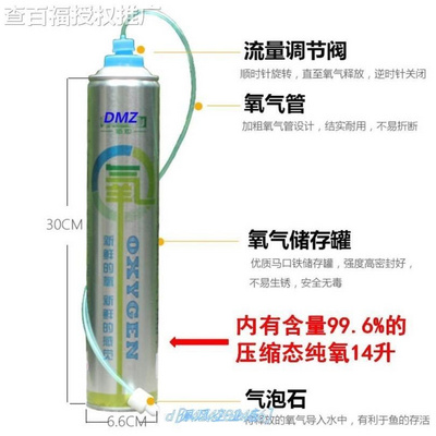 氧气瓶鱼运输小型便携式水族打包发鱼用打包纯氧T活鱼塑料袋充氧 - 图3