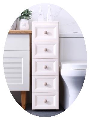 Spot European narrow cabinet ultra-thin 20cm drawer mobile 25/K0cm bathroom gap storage rack