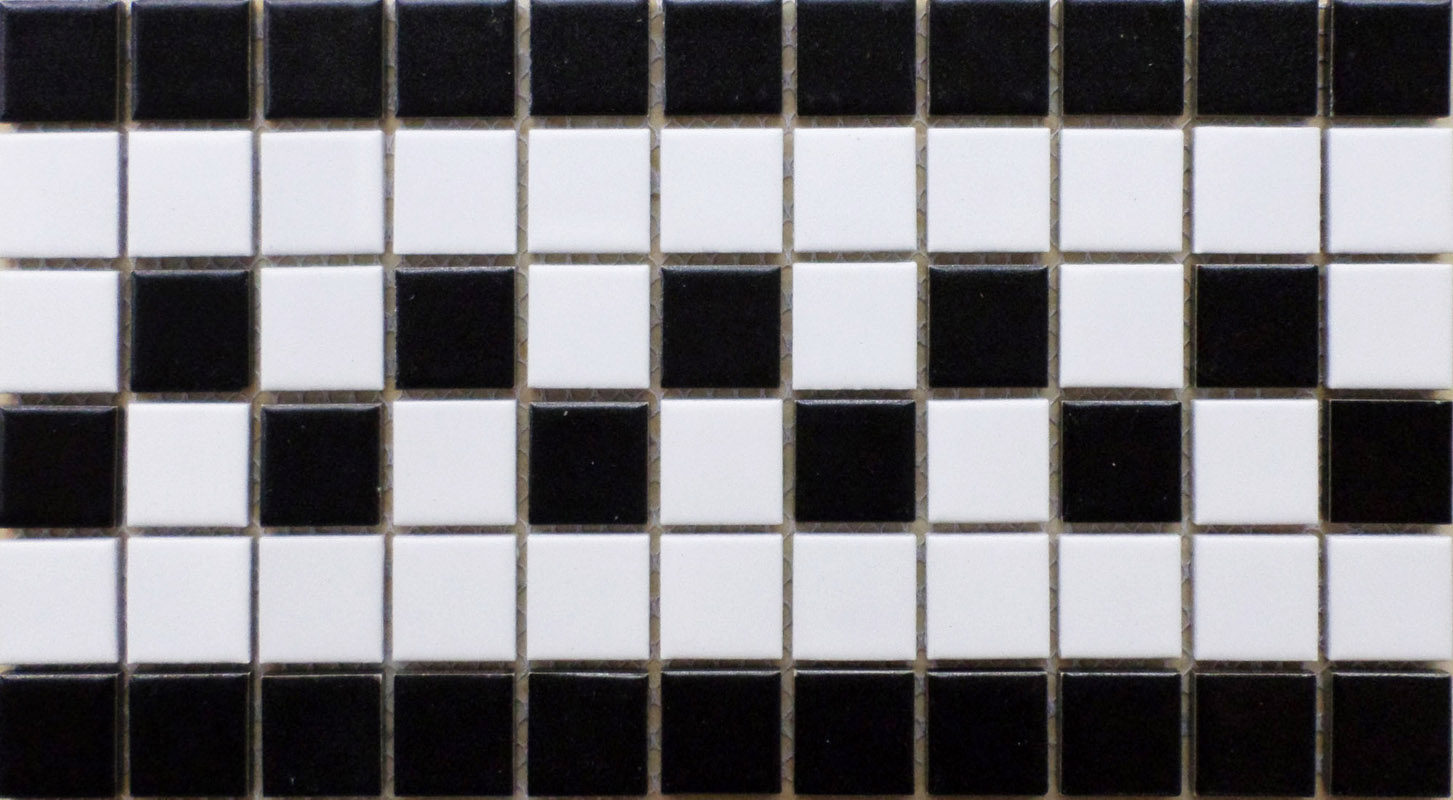 Buy Aoting Te Ceramic Mosaic Tiles Black And White Squares Foot