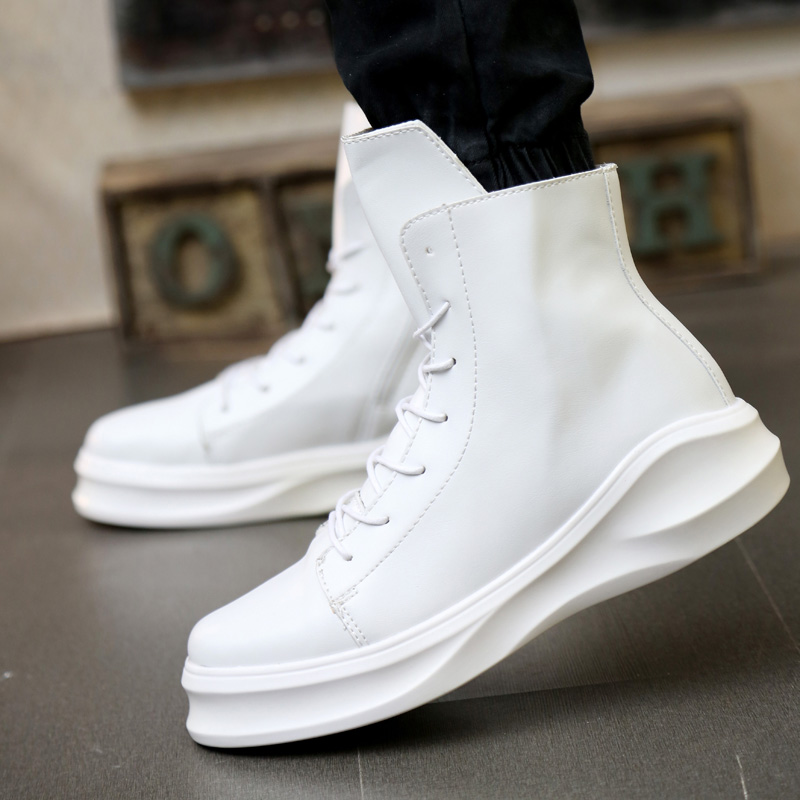 Buy Autumn and winter white boots 