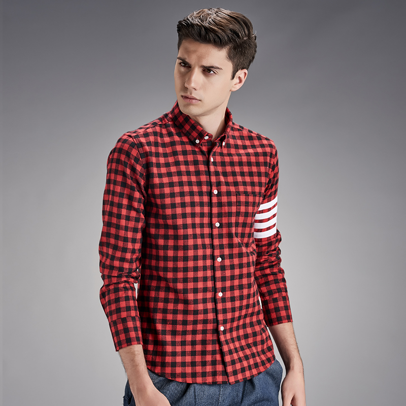 Red and black checkered long sleeves Clearance