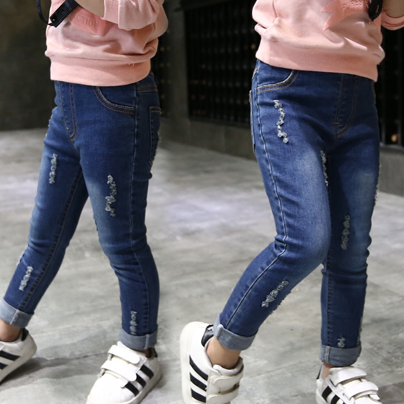 girls denim trouser