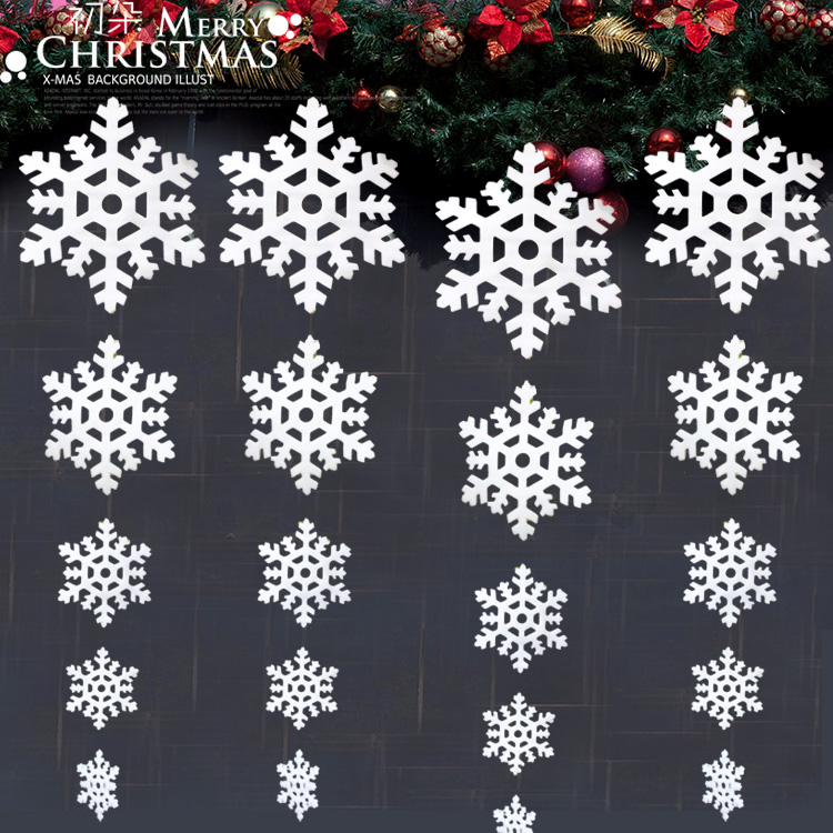 Buy Christmas Decorations Dimensional Window Glass Snowflake