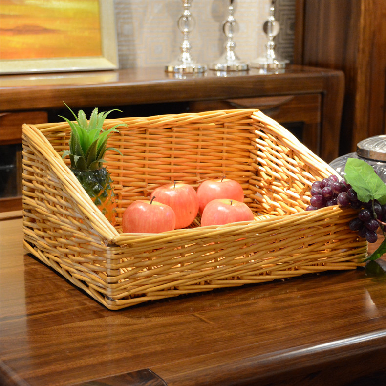 Large woven bread basket Wicker Fruit Storage hamper
