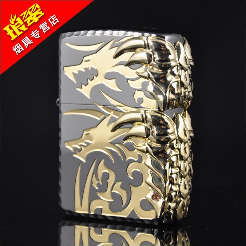 Buy Genuine Zippo Lighter Limited Edition Collection Japanese Version Of Black Ice On Three Sides Carved Claw Gold Dragon Tribal Kvarcve Shipping In Cheap Price On Alibaba Com