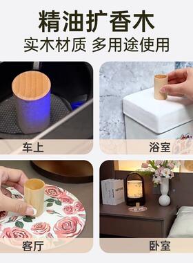 香水挥发木香水散发器木头扩香天然高级精油驱蚊扩香木摆件花露水
