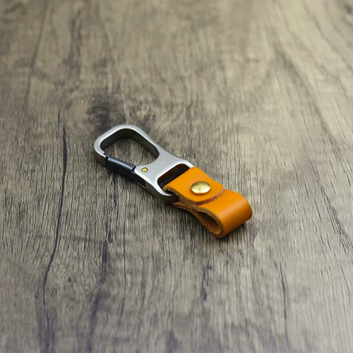 Брелок, металлическая подвеска подходит для мужчин и женщин, кожаные латунные ключи от машины, из натуральной кожи
