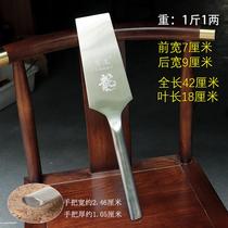 Double-sided stainless steel masonry knife tile knife all-steel chopping steel brick knife masonry construction hand tool forging knife)