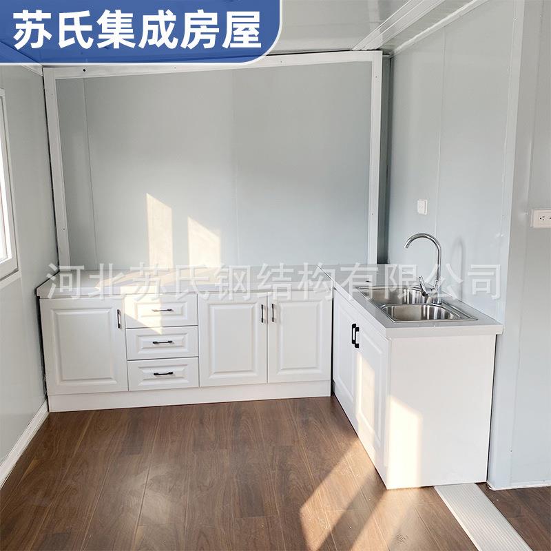 折叠双翼集装箱活动房移动折叠住人可拓展箱房翼式打包箱房 - 图0