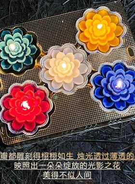 河灯许愿灯中秋孔明荷花灯蜡烛中元节水上放河灯浮水灯莲花灯