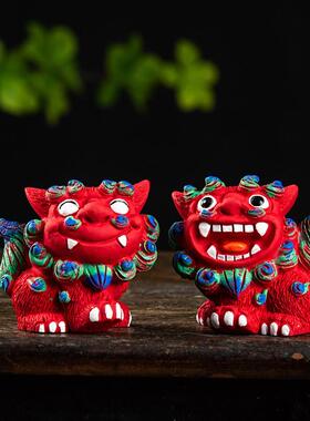 瓦喵喵大理瓦猫家居装饰桌面纯手工送礼车载摆件云南旅游伴手礼物