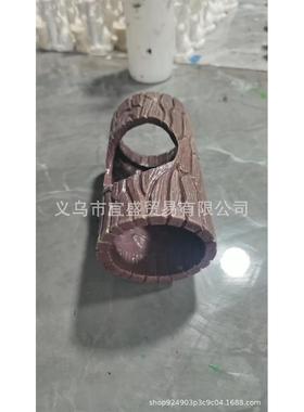 跨境木头蜥蜴吸盘树脂装饰品摆件家居庭院设计户外养殖蜥蜴摆件