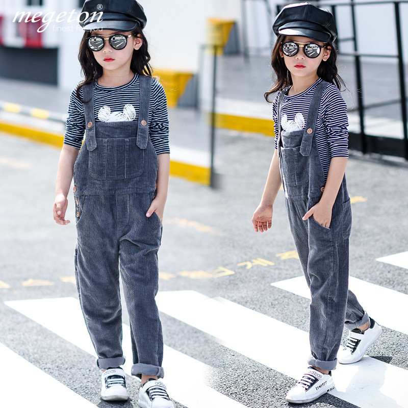 girls corduroy overalls