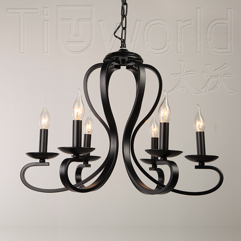 modern iron chandelier