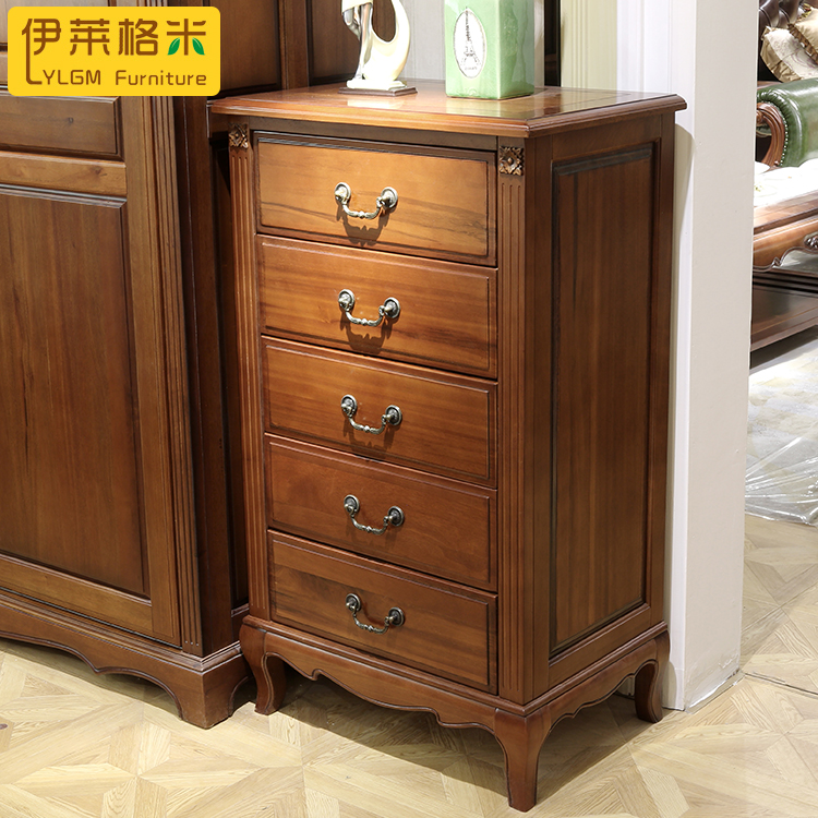 Buy Mahogany Wood Pure Solid Wood American Wood Chest Of Drawers