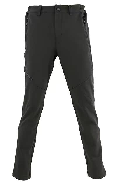 Men SOFT Shell Outdoor Trousers Thick Sugan Velvet Hiking Spots Pants Waterproof