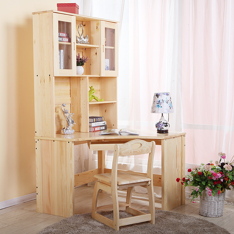 Buy Pine Wood Desk Desk Combination Study Tables Minimalist