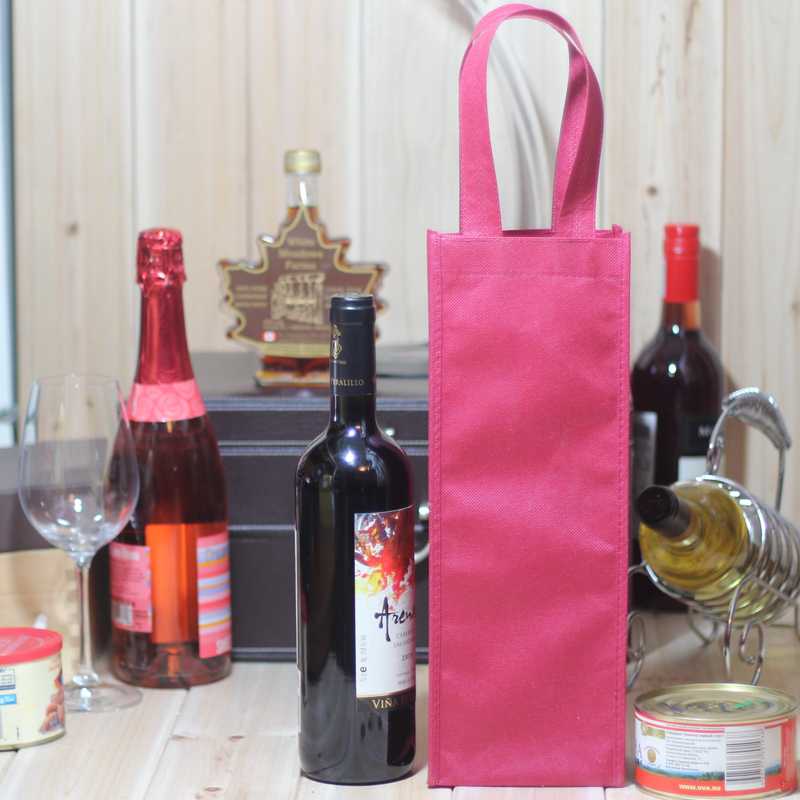 Buy Rose Red Wovens Single Bottle Wine Bag Wine Gift Bag Favor Bag Gift Bag Of Tobacco And Alcohol In Cheap Price On M Alibaba Com